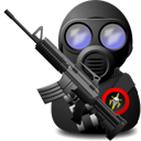 Gas Soldier with Weapon icon